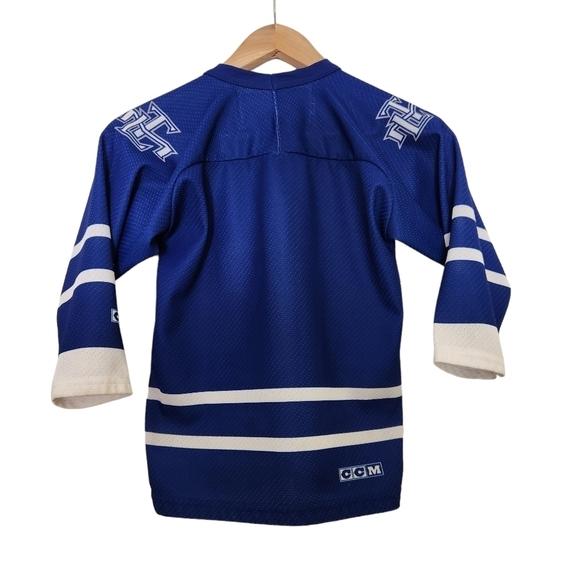 CCM official licensed jersey blue white Toronto Maple Leafs long-sleeve shirt - Picture 5 of 7